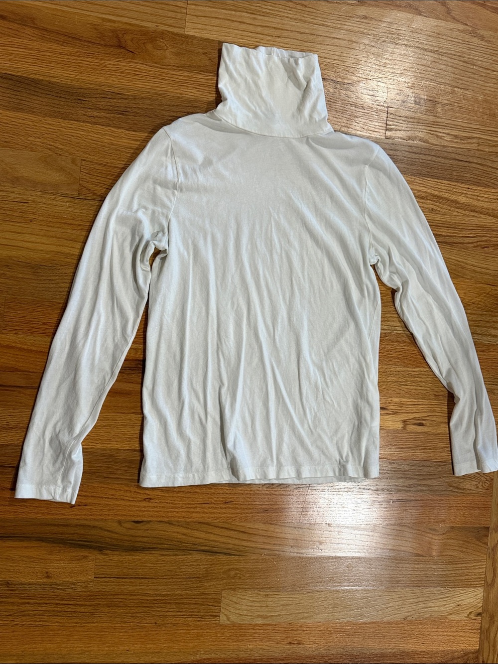 J. Crew women’s white turtleneck